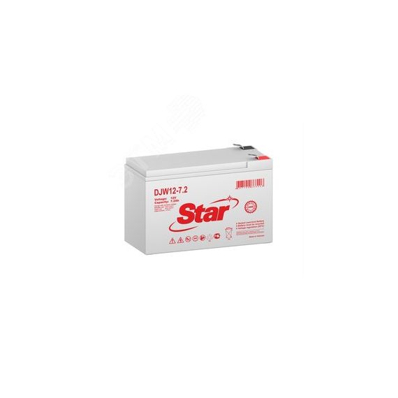 Аккумуляторная батарея DJW 12В 7.2Ач STAR STAR DJW12-7.2 STAR