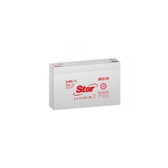 Аккумуляторная батарея DJW 6В 7.2Ач STAR STAR DJW6-7.2 STAR