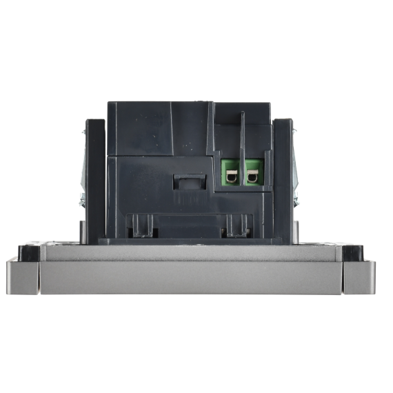 FORTE&PIANO Розетка USB A+C 18Вт FP551 сталь IEK