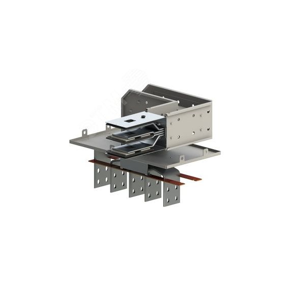 Секция магистральная  присоединительная ШМА-5 1600А IP55 AL 3P+N(100%)+PE (корпус)  к шкафу угловая горизонтальная в пространстве правая ШМА 5.10.1600 СОЭМИ Н0210403180