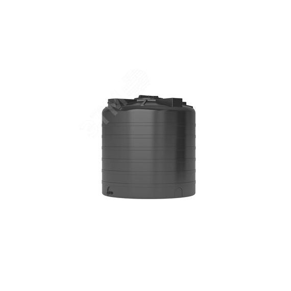 Бак для воды ATV 1000 (1125х1180х1125) 1000л, с поплавком, черный Акватек 0-16-1517