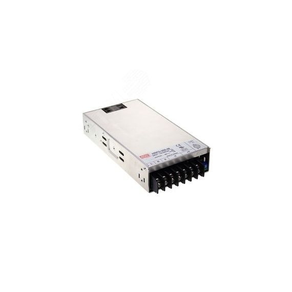 Блок питания AC-DC, 300Вт, вход 85...264V AC, 47...63Гц -120...370В DC, выход 48В-0...7A, рег. вых ±15%Uном, изоляция 3000В AC, в кожухе, c корректоро Mean well HRPG-300-48