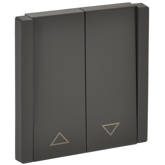 FORTE&PIANO Выключатель жалюзи 10А FP311 серый IEK