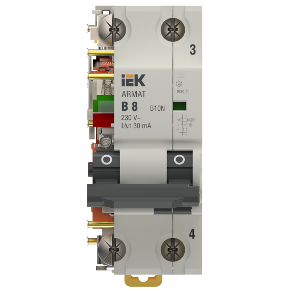 Наличие индикатора положения контактной группы - облегчает визуальную диагностику состояния коммутир