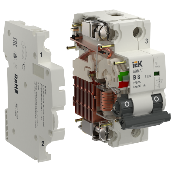 Корпус из высококачественного первичного пластика - не поддерживает горение до 960 °C