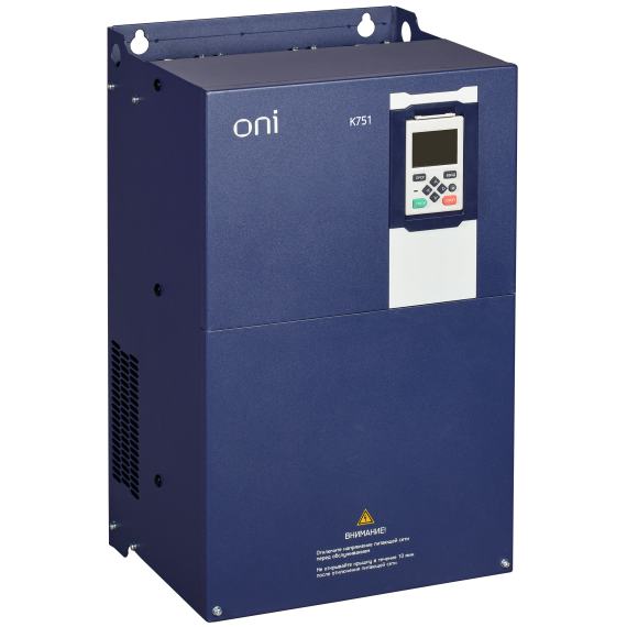Преобразователь частоты K751 380В 3Ф 45-55кВт 91-112А со встроенным тормозом ONI