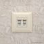 Компьютерная розетка RJ-45 в стену, кат.5e двойная,&quot;Avanti&quot;, &quot;Ванильная дымка&quot;