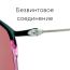 Черные солнцезащитные очки из титана с фиолетовыми линзами. Модель 04