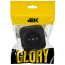 GLORY Розетка 1-местная для открытой установки без заземления с защитными шторками 10А РСш20-2-ХЧм черный матовый IEK