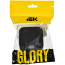 GLORY Выключатель 1-клавишный для открытой установки с индикацией 10А ВС20-1-1-ХЧм черный матовый IEK