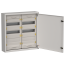 TITAN 5 Корпус металлический ЩРн-72 (2х36) 585х570х140мм IP31 серый (одна дверь) IEK