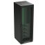 Разобранный напольный 19&quot; IT-CQE 38U 600х1800х1000, двери перфорированная + перфорированная, RAL9005