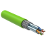 ITK Витая пара S/FTP кат.7 4х2х23AWG solid LSLTx нг(А)-LSLTx зеленый (305м)