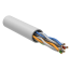 ITK Витая пара U/UTP кат.6 4х2х23AWG solid PVCLS нг(А)-LSLTx белый (305м)