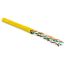 Кабель витая пара UUTP4-C5E-P24-IN-LSZH-YL-305 (305 м) неэкран U/UTP Hyperline UUTP4-C5E-P24-IN-LSZH-Y
