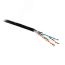Кабель витая пара UUTP4-C5E-P24-IN-LSZH-BK-305 (305 м) неэкран U/UTP Hyperline UUTP4-C5E-P24-IN-LSZH-B