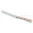 Витая пара UTP U/UTP категория 5e 4 пары 24 AWG одножильный LSZH серый (305м) Hyperline 42045