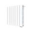 Радиатор биметаллический секционный 350/100/12 нижнее левое подключение белый RAL 9016 Rifar 4RS35.VL-12