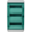 TEKFOR Корпус пластиковый КМПн-36 IP65 зеленая прозрачная дверь IEK