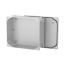 Коробка ответвительная алюминиевая окрашенная, IP66/IP67, RAL9006, 239х202х85мм