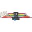 Набор Г-образных ключей с функцией фиксации крепежа 3967/9 TX SXL Multicolour HF TORX Stainless 1 нержавеющая сталь TX 8 - TX 40 9 предметов комплекта WERA WE-022689