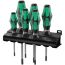 Набор специальных отверток TORX + подставка 6 предметов. 367/6 TORX BO Kraftform Plus WERA WE-138250