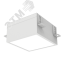 Светильник светодиодный ДВО-18Вт 3000К IP54 DL-Grill DALI Белый Вартон V1-R0-00809-10D01-5401830