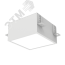 Светильник светодиодный ДВО-15Вт 3000К IP40 DL-Grill DALI Белый Вартон V1-R0-00809-10D01-4001530