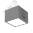 Светильник светодиодный ДВО-12Вт 3000К IP54 DL-Grill DALI CRI90 серый Вартон V1-R0-71808-10D01-5401230