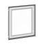 Дверь обзорная ST без ручки 600x600 (ВхШ) мм