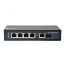 Коммутатор неуправляемый PoE 4 порта 1000 Мб/с RJ45, 1хSFP, 65 Вт Optimus CCTV U1E-4G/1G/1S