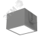 Светильник светодиодный ДВО-9Вт 3000К IP40 DL-Grill DALI CRI90 серый Вартон V1-R0-71808-10D01-4000930