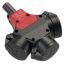 Тройник из твердой резины IP44 PCE 25322-s