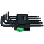Набор Г-образных ключей 967/9 TX 1 PKL TORX BlackLaser с шаром TX 8 - TX 40 9 предметов WERA WE-024242