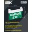 Светильник эвакуационный ССА1100 двусторонний сменный знак совместим с УДТУ 3ч 2Вт IP20 IEK