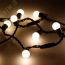 Гирлянда светодиодная декоративная ARD-BALL-CLASSIC-D17.5-10000-BLACK-100LED WARM (230V, 7W) (ARDCL, IP65) Arlight 025584