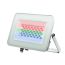 Прожектор светодиодный ДО-30w RGB IP65 белый корпус JazzWay 5012103