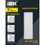 PRO Панель светодиодная ДВО 1011 18Вт 6500К IP40 595х180мм опал IEK