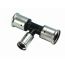 Тройник пресс 50х20х50 переходной, ПВДФ Henco 10PK-502050