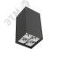 Светильник светодиодный ДПО-10Вт 3000К DL-Box Reflect Multi 24 град. черный Вартон V1-R0-90254-20L17-2001030