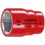 Головка торцевая VDE 1000V DR 3/8 шестигранная 19 мм диэлектрическая Knipex KN-983719