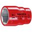 Головка торцевая VDE 1000V DR 3/8 шестигранная 19 мм диэлектрическая Knipex KN-983719