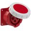 Розетка встраиваемая 32А/400V/3P+E/IP67, фланец   75x75 PCE 3242-6