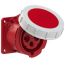 Розетка встраиваемая 32А/400V/3P+E/IP67, фланец   75x75 PCE 3242-6