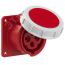 Розетка встраиваемая 16А/400V/3P+E/IP67, фланец   75x75 PCE 3142-6
