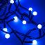 Гирлянда светодиодная декоративная ARD-BALL-CLASSIC-D13-5000-BLACK-50LED BLUE (230V, 3.5W) (ARDCL, IP65) Arlight 025564