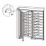 Кронштейн -RF01 0-11 для стыковки турникета -RTD-15 со стеной PERCo PERCo-RF01 0-11