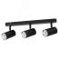 Светильник настенно-потолочный спот OL35-3 BK MR16 GU10 IP20 черный хром ЭРА Б0056366