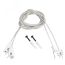 Подвес токопроводящий ARL-SL-LINE 2x2m Set WHITE (провод 2x0.5) Arlight 046133