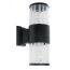 Светильник НБУ-2х60w вверх/вниз Е27 IP54 черный FERON DH0902 11653